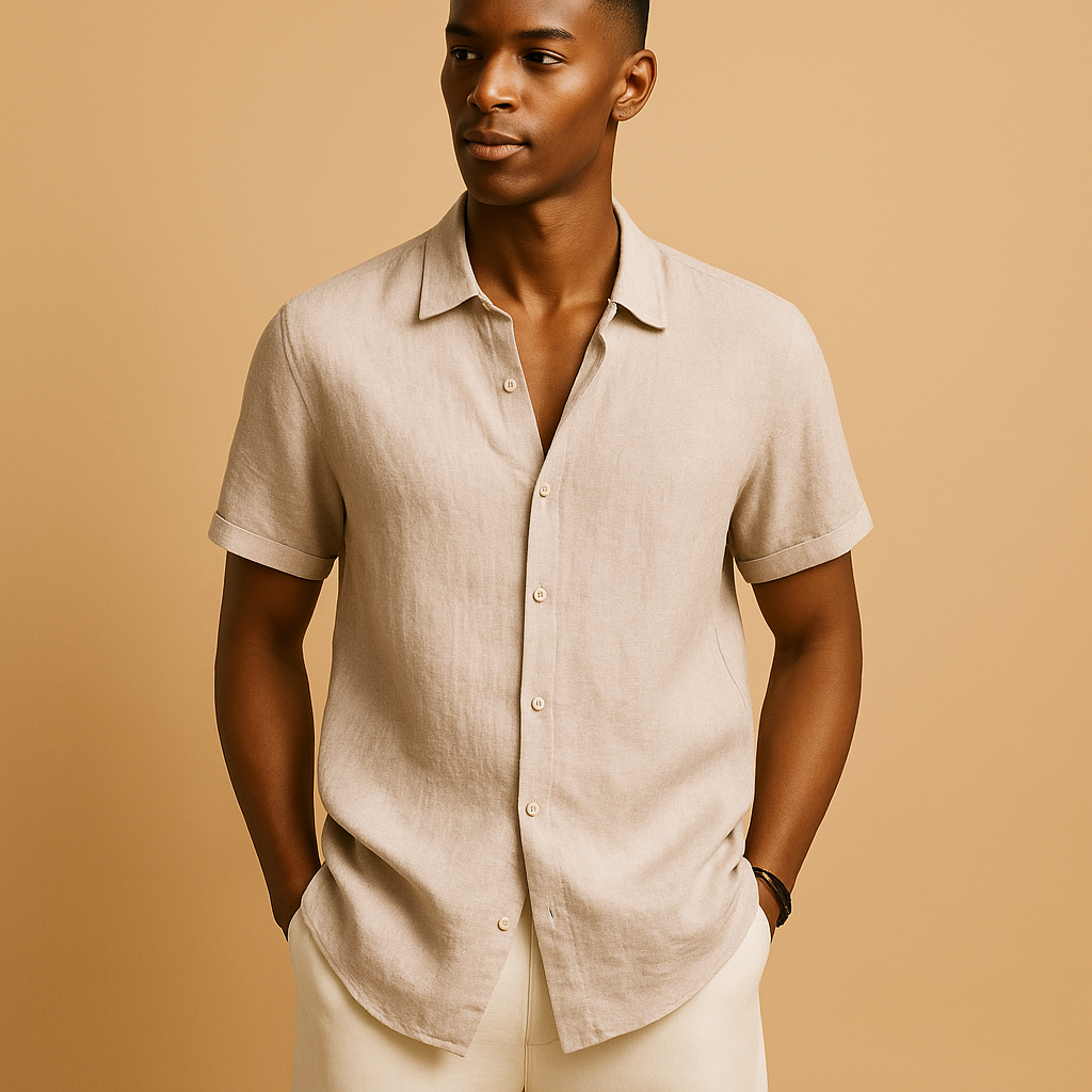 Stijlvol casual zomershirt met korte mouwen voor heren | Daan