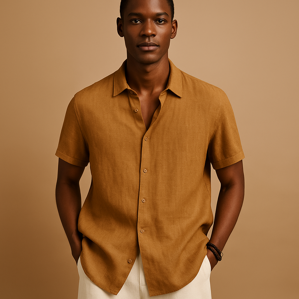 Stijlvol casual zomershirt met korte mouwen voor heren | Daan