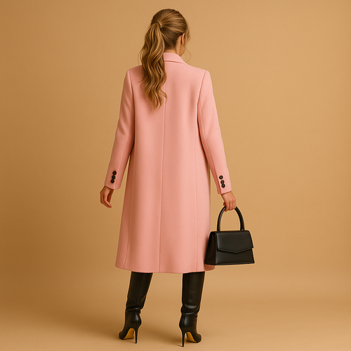 Chique lange winterjas voor dames | Evelien
