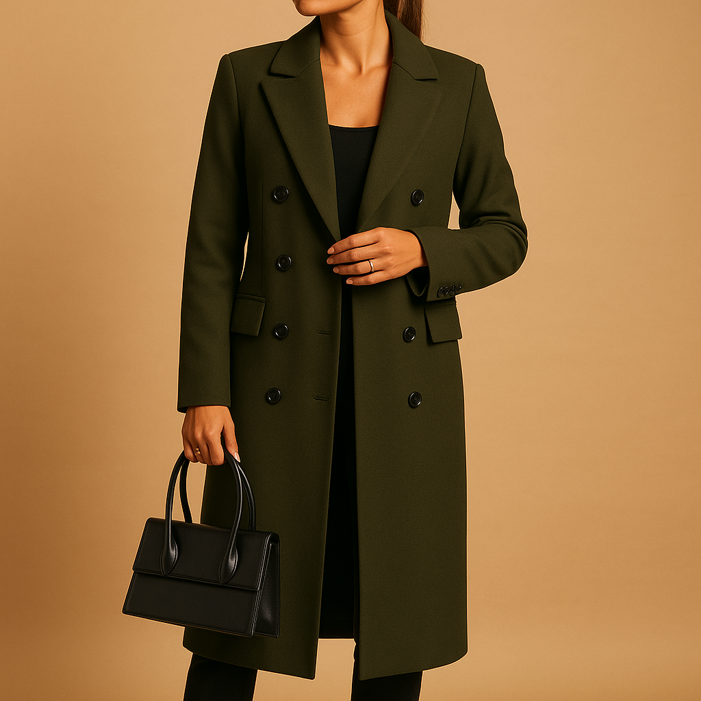 Chique lange winterjas voor dames | Evelien