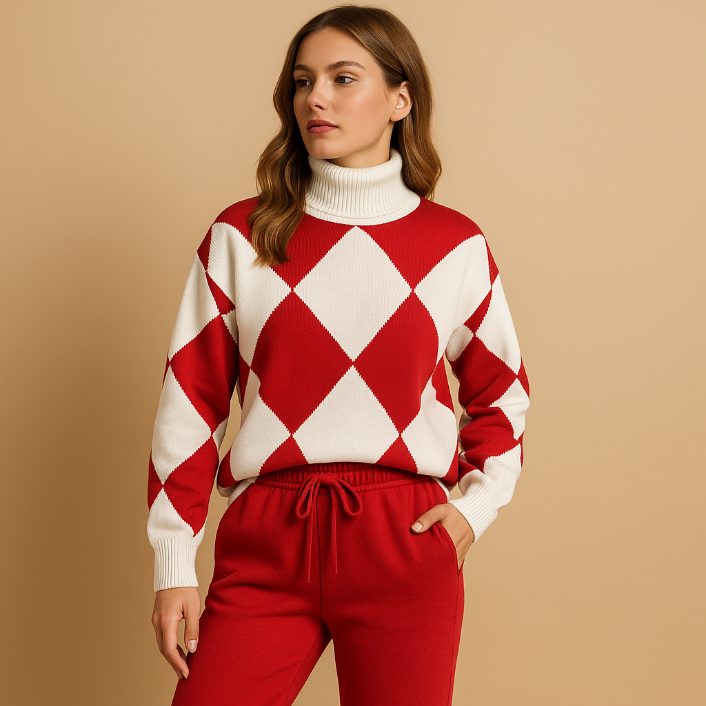 Comfortabel huispak met trui en joggingbroek voor dames | Ilona