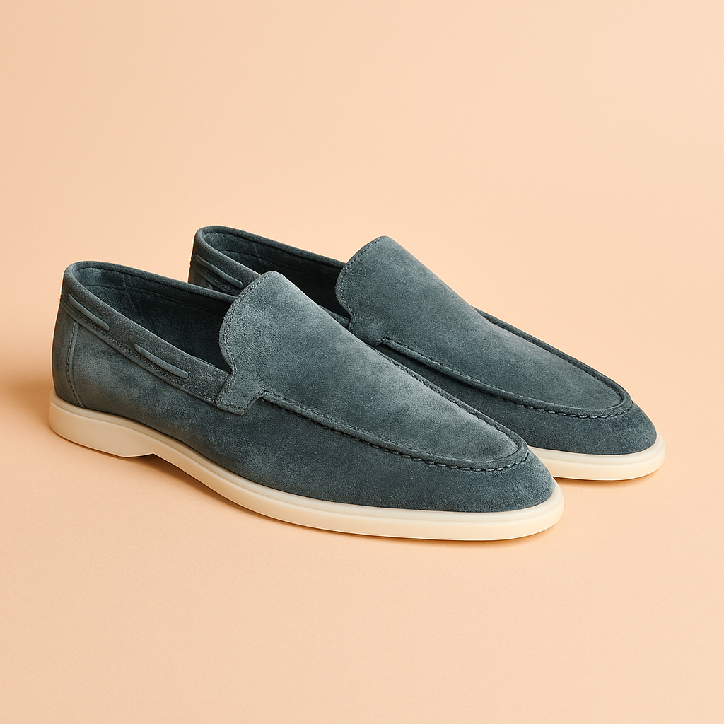 Comfortabele instapschoenen voor heren met suède-look | Abelard