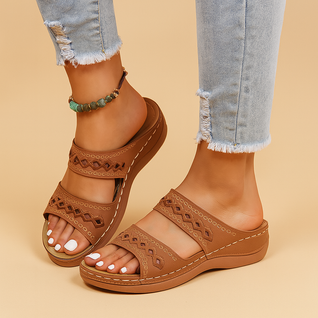 Comfortabele wandelsandalen met steun voor dames | Cato