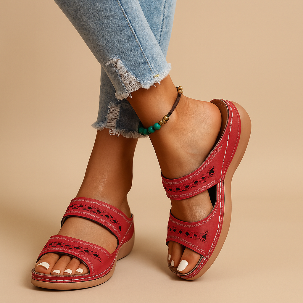 Comfortabele wandelsandalen met steun voor dames | Cato
