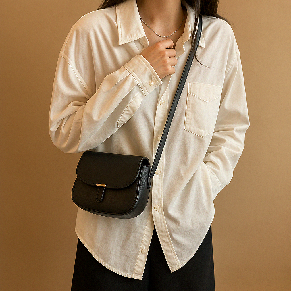 Compacte crossbodytas met tijdloos design voor dames | Yara