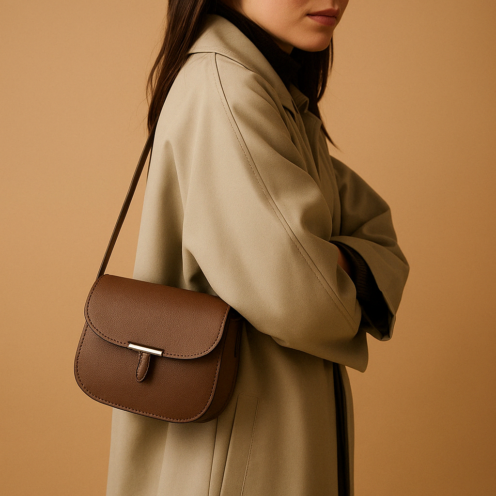 Compacte crossbodytas met tijdloos design voor dames | Yara