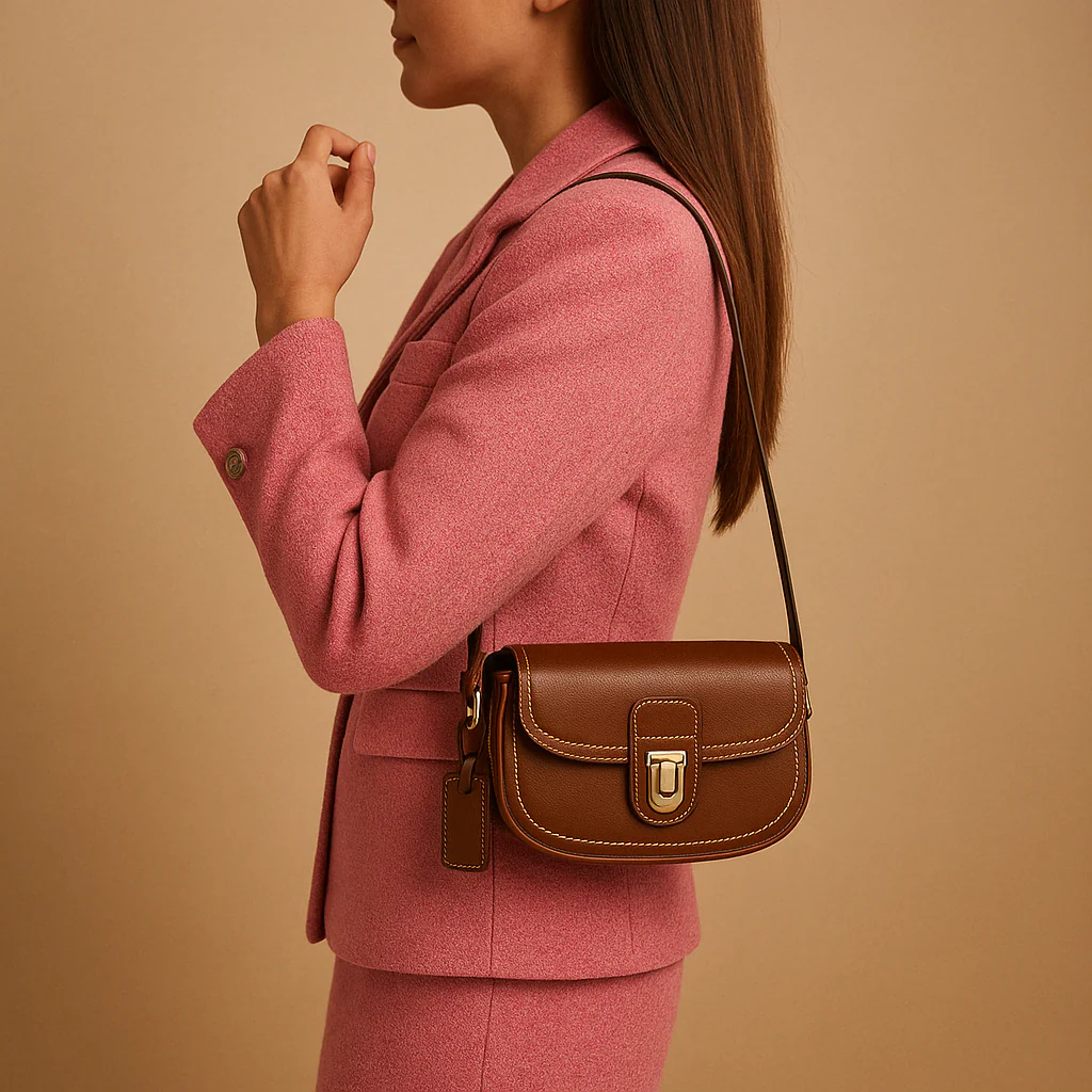 Crossbodytas met klepsluiting en tijdloos design voor dames | Veerle
