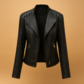 Damesjack met opstaande kraag en ritsdetails | Mireille