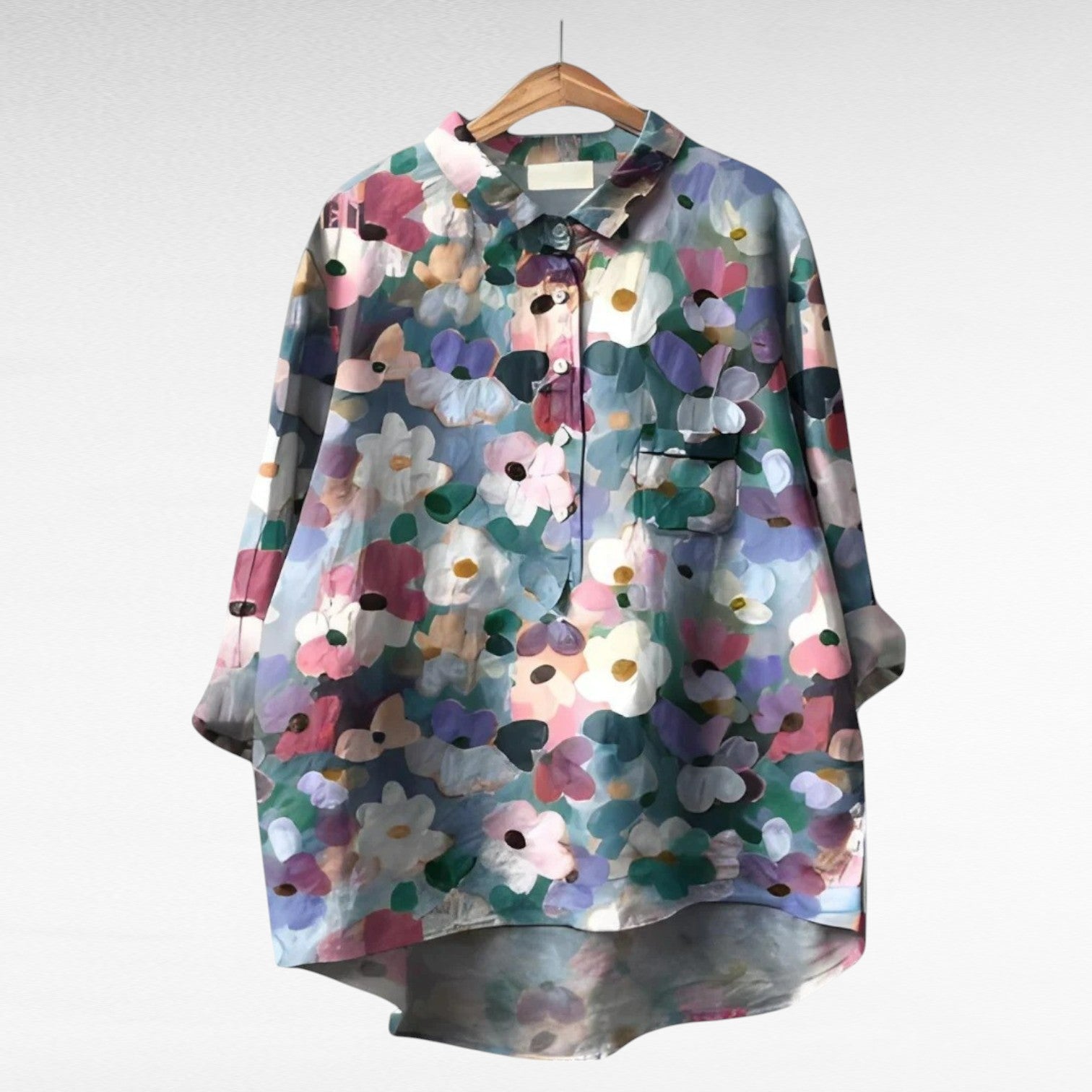 Vanluxe | Klassieke Bloemenblouse