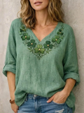 Sara – Blouse met V-hals