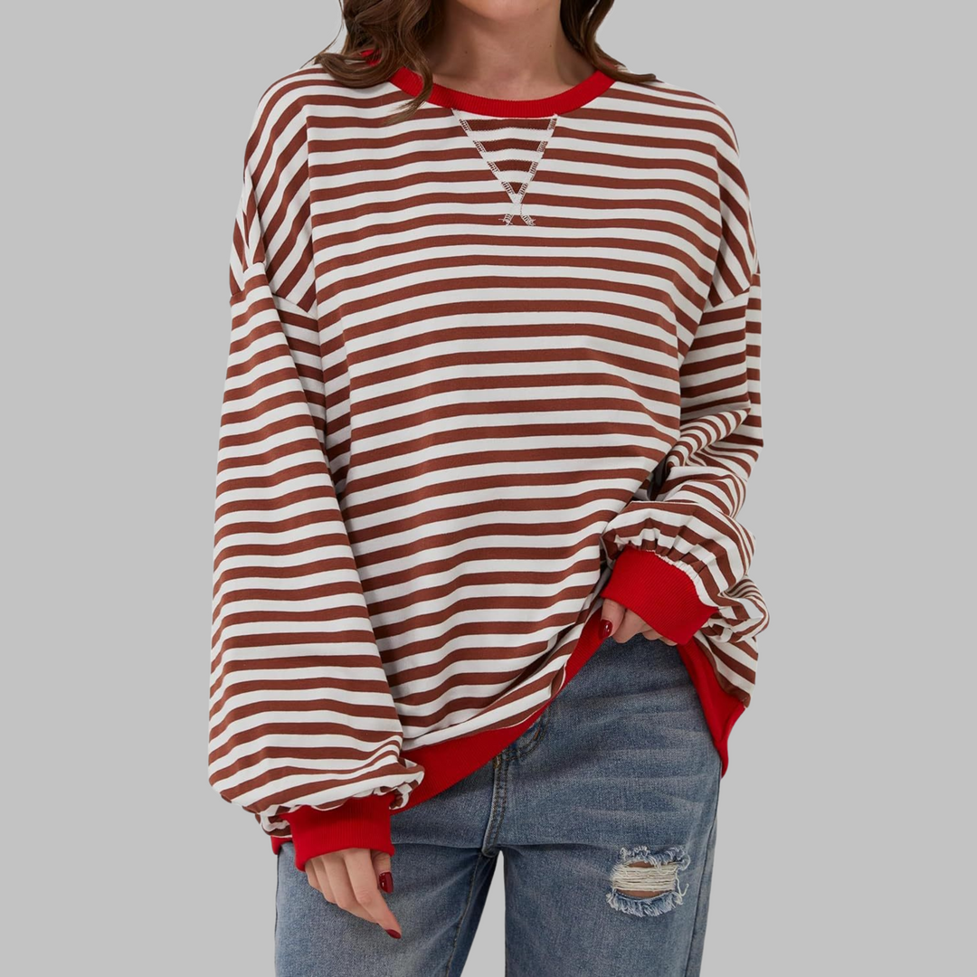 Lucy - Casual gestreepte trui