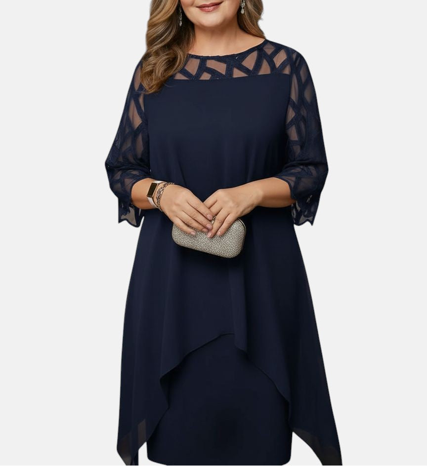 Zenviro - Elegante, comfortabele midi-jurk