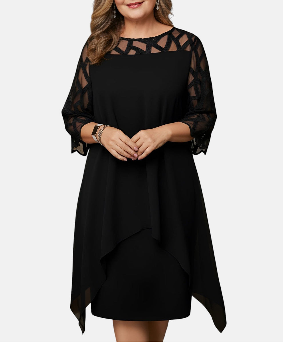 Zenviro - Elegante, comfortabele midi-jurk