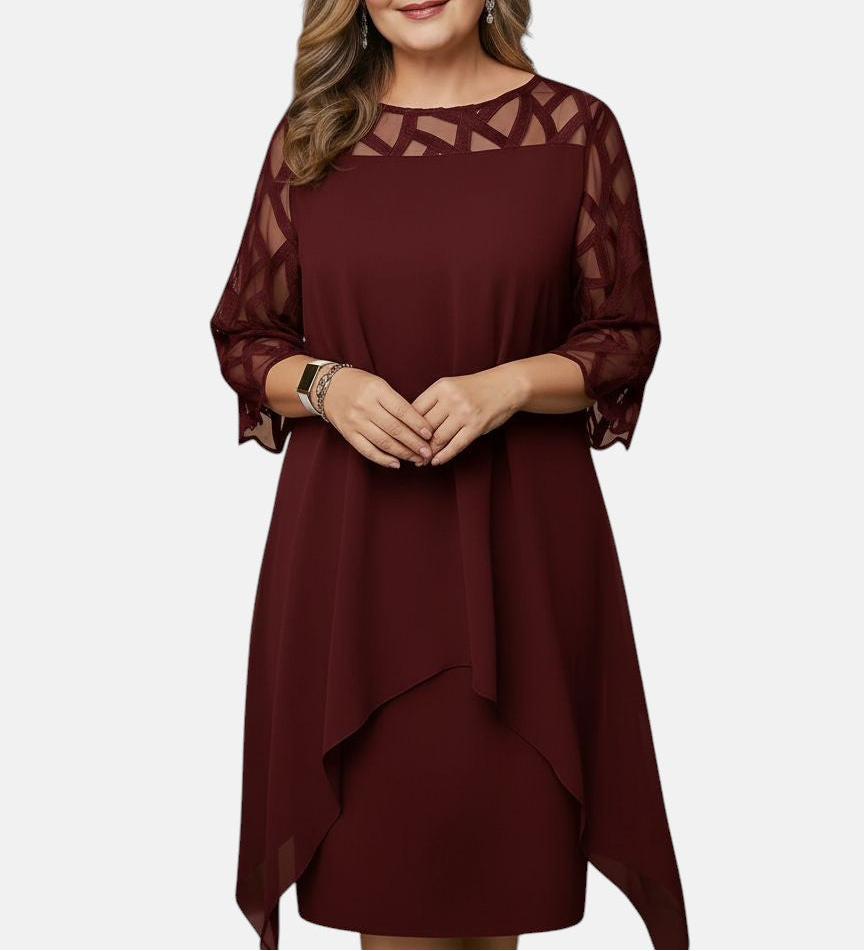 Zenviro - Elegante, comfortabele midi-jurk