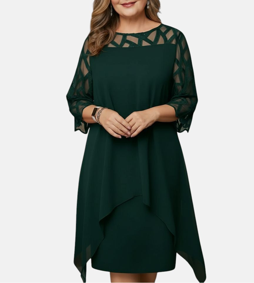 Zenviro - Elegante, comfortabele midi-jurk