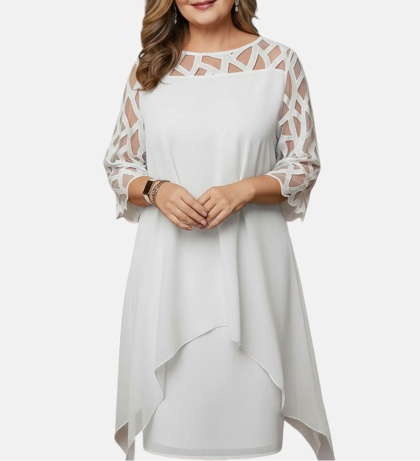 Zenviro - Elegante, comfortabele midi-jurk