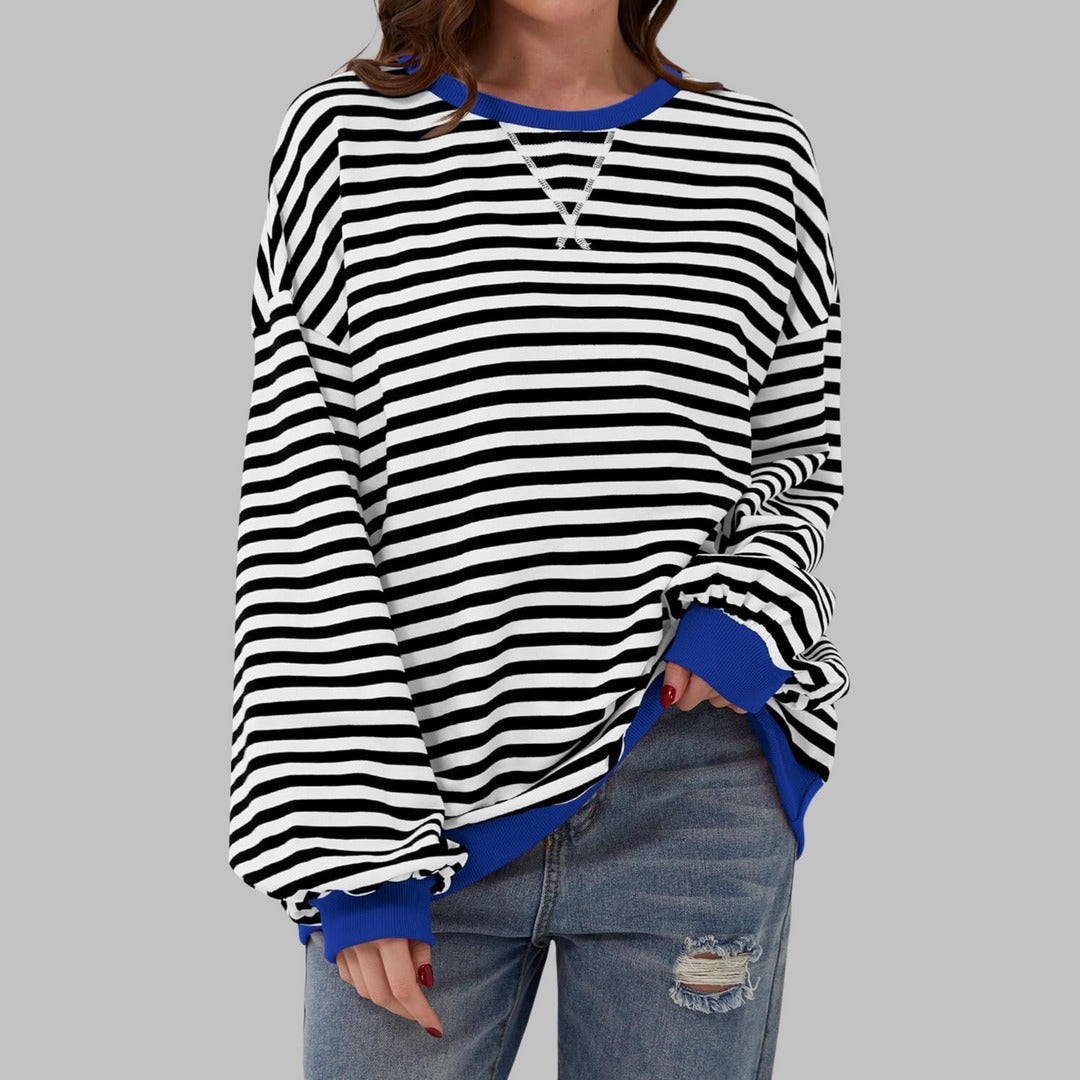 Lucy - Casual gestreepte trui
