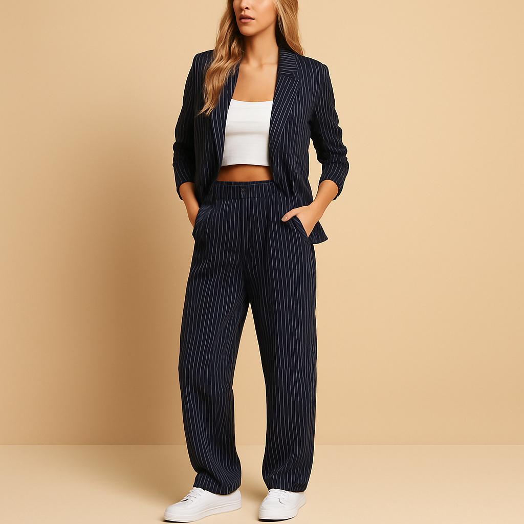 Elegante blazer- en broekenset voor dames | Annelies