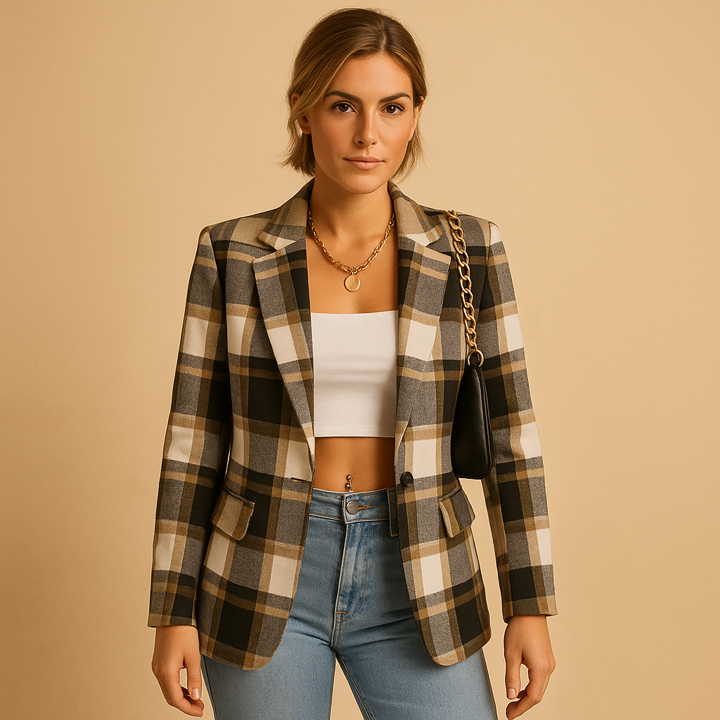 Elegante blazer met flatterende pasvorm voor dames | Danique