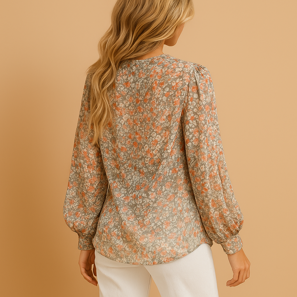 Elegante blouse met lange mouwen voor dames | Yara