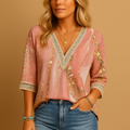 Elegante dames blouse met flatterende pasvorm | Luna
