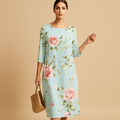 Elegante flowy midi-jurk voor dames | Maëlle