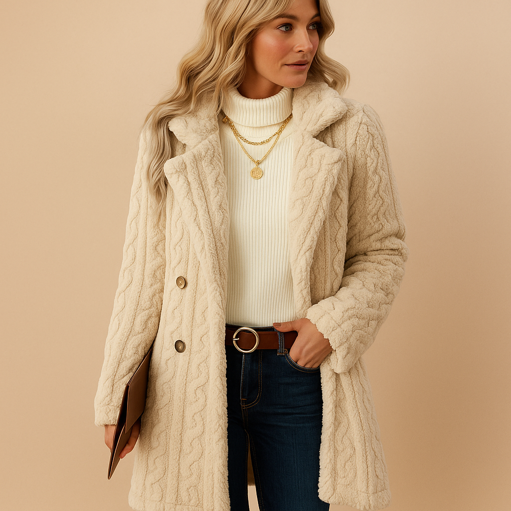Elegante getailleerde winterjas voor dames | Yara