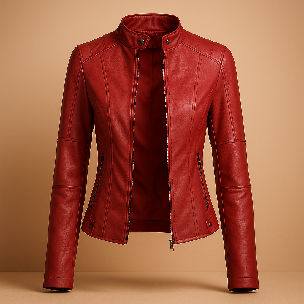 Elegante jas met kraag en rits voor dames | Marije