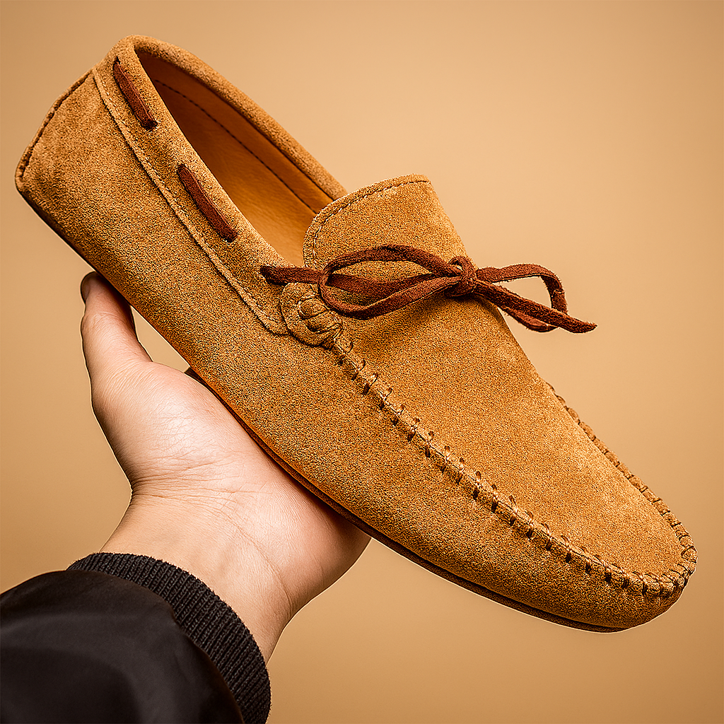 Elegante ademende instappers voor heren met slip-on design | Gabrio