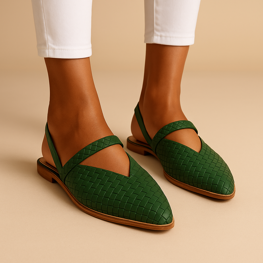 Elegante slipper sandalen met zachte zool voor dames | Renate