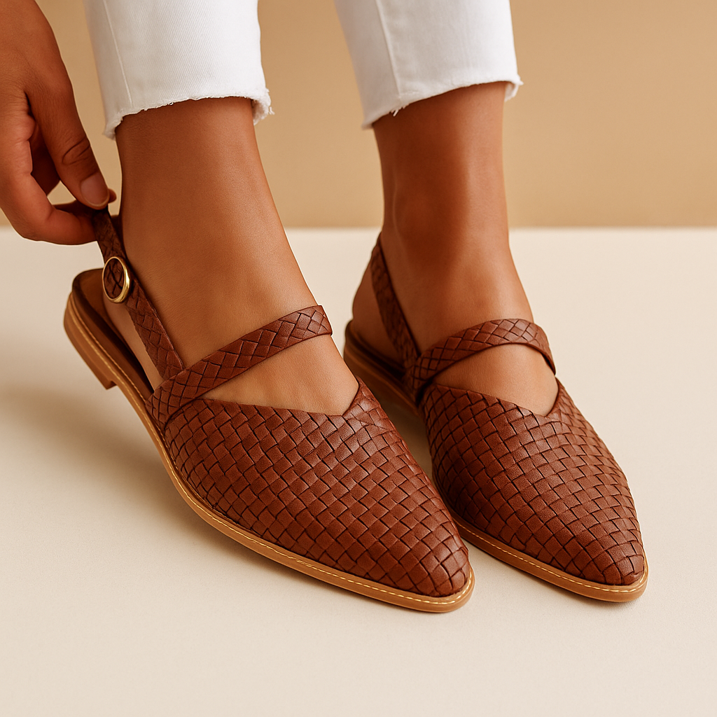 Elegante slipper sandalen met zachte zool voor dames | Renate