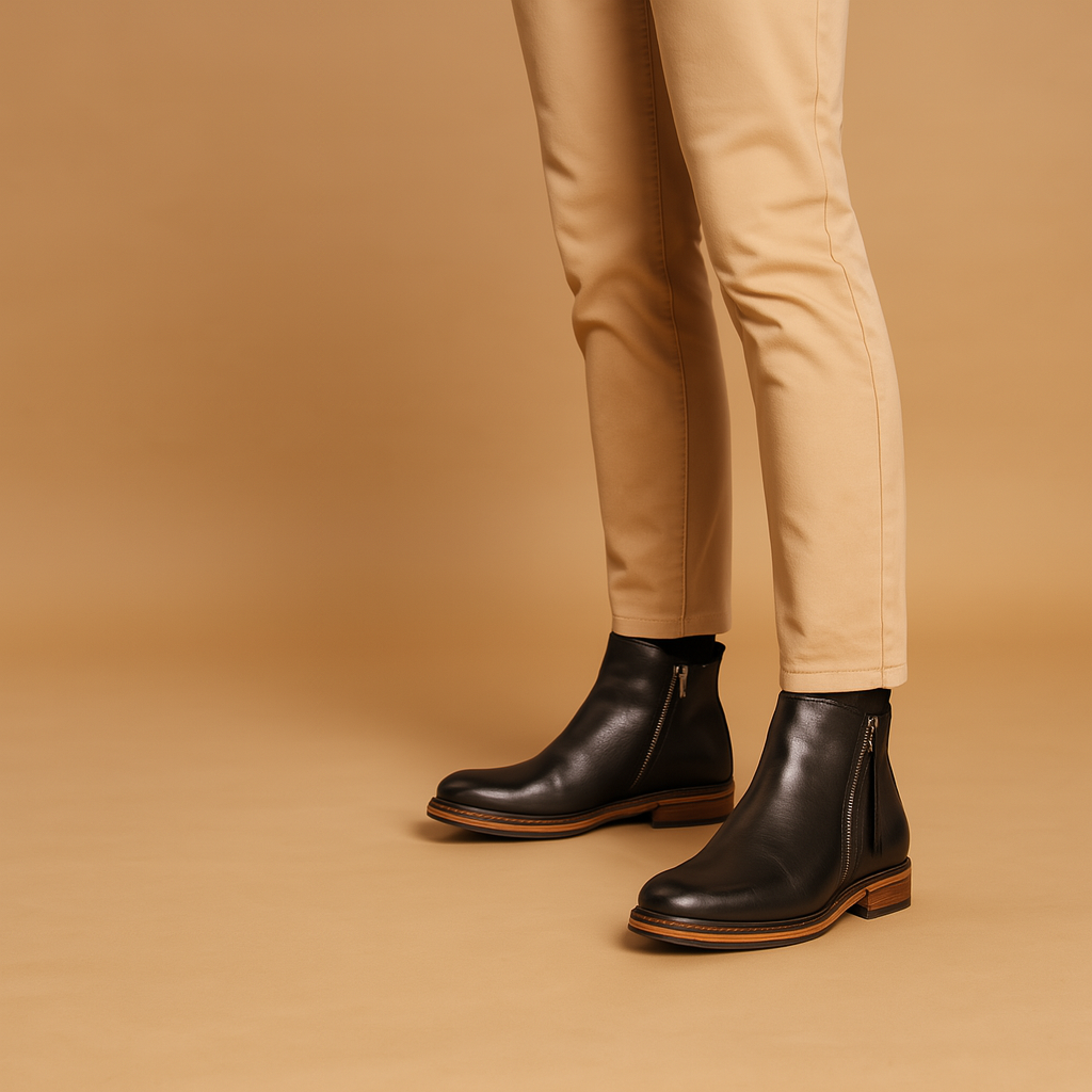 Modieuze enkellaarsjes met antislipzool voor heren | Thijs