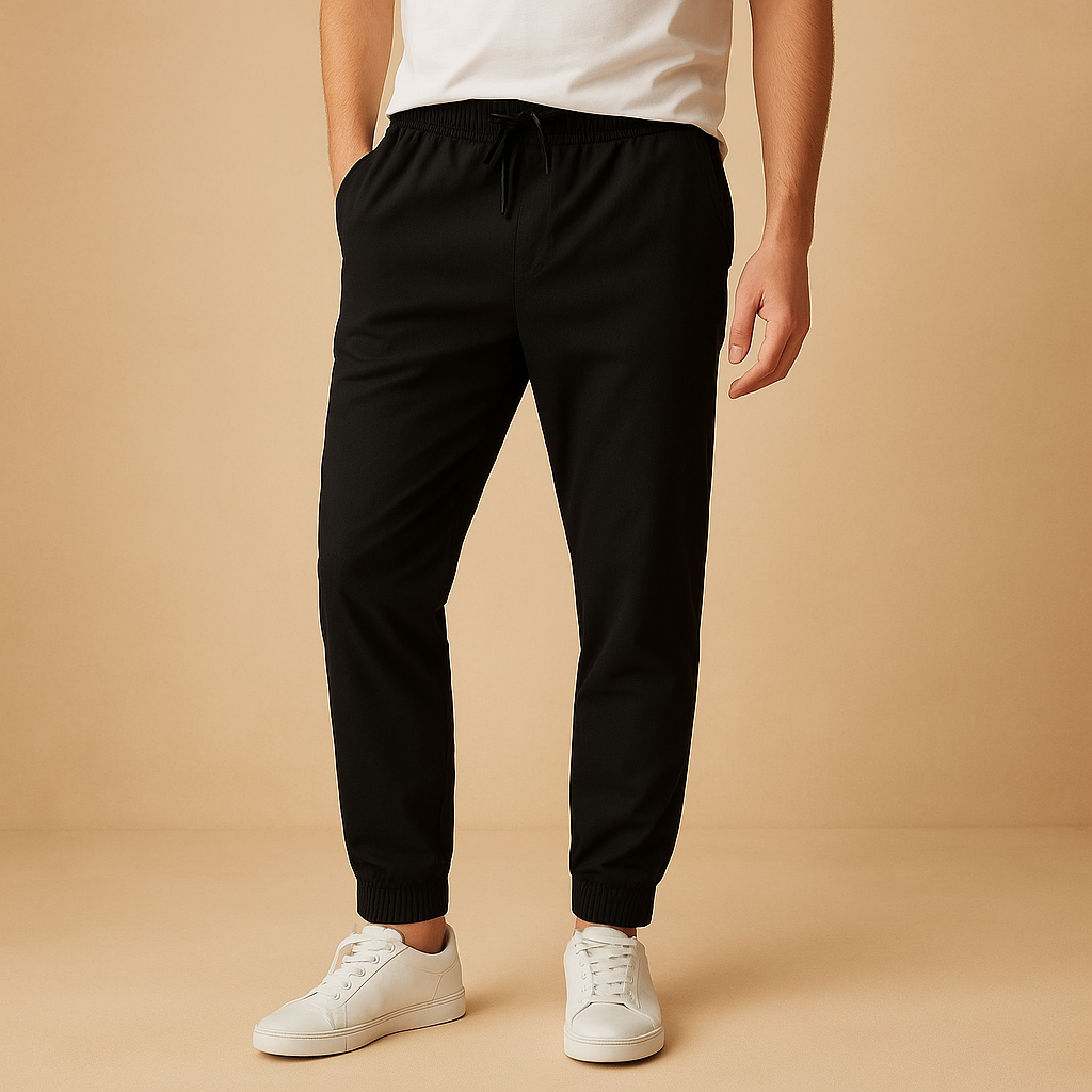 Gebreide winterbroek met elastische taille voor heren | Bram