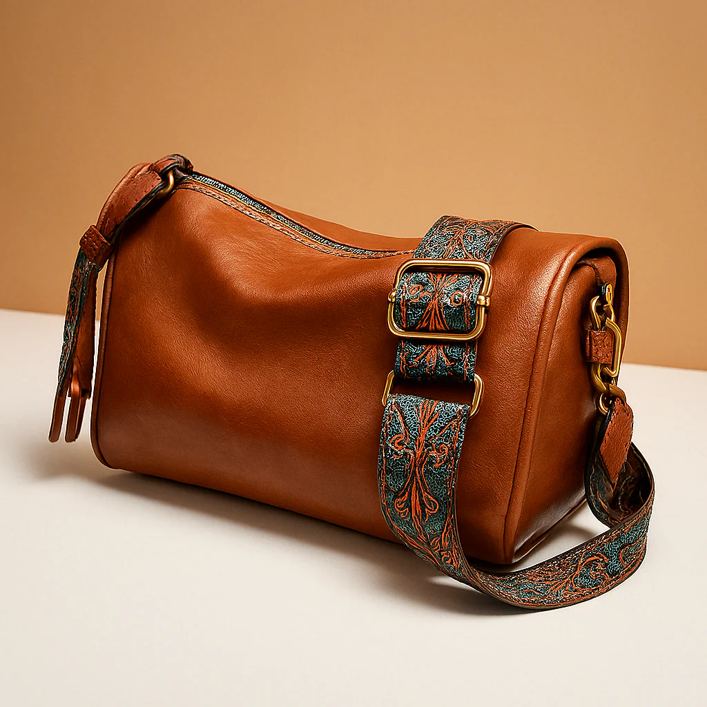 Gestructureerde crossbodytas met tijdloos design voor dames | Lianne
