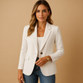 Getailleerde blazer met comfortabele pasvorm voor dames | Yara