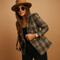 Getailleerde blazer met elegante snit voor dames | Tessa