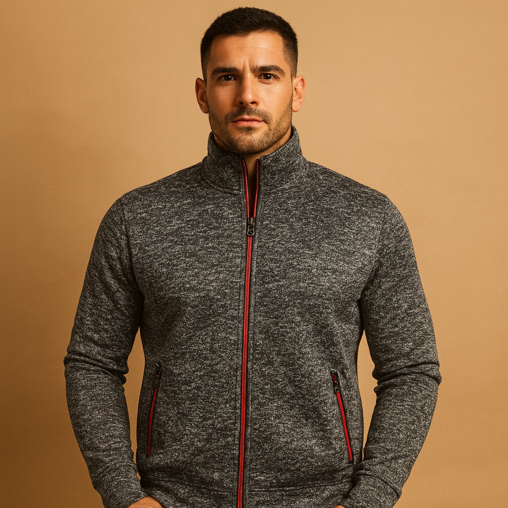 Handgemaakt vest met rits voor heren | Floris