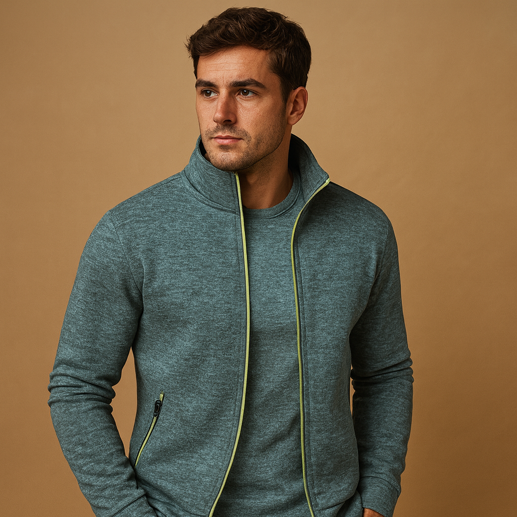 Handgemaakt vest met rits voor heren | Floris