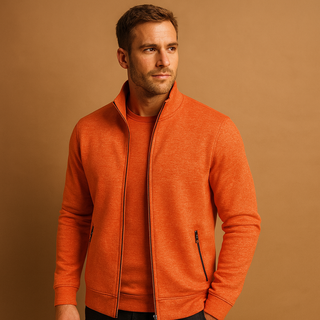 Handgemaakt vest met rits voor heren | Floris