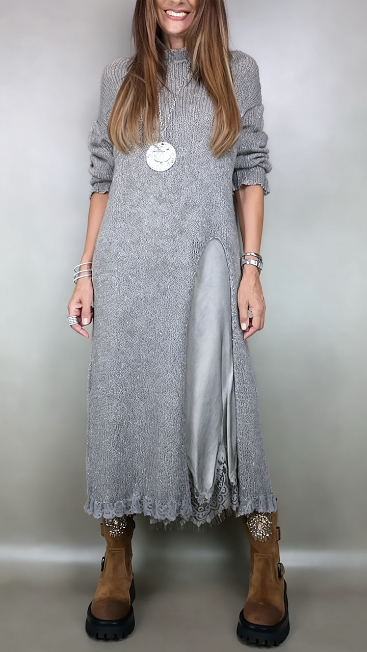Zenviro - Elegante tweedelige set – lange trui en bijpassende jurk