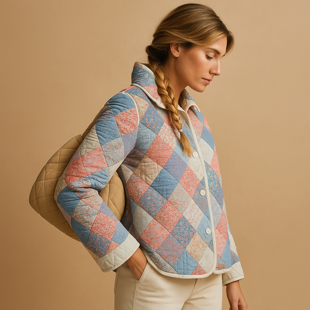 Jas met opvallende print voor dames | Tessa