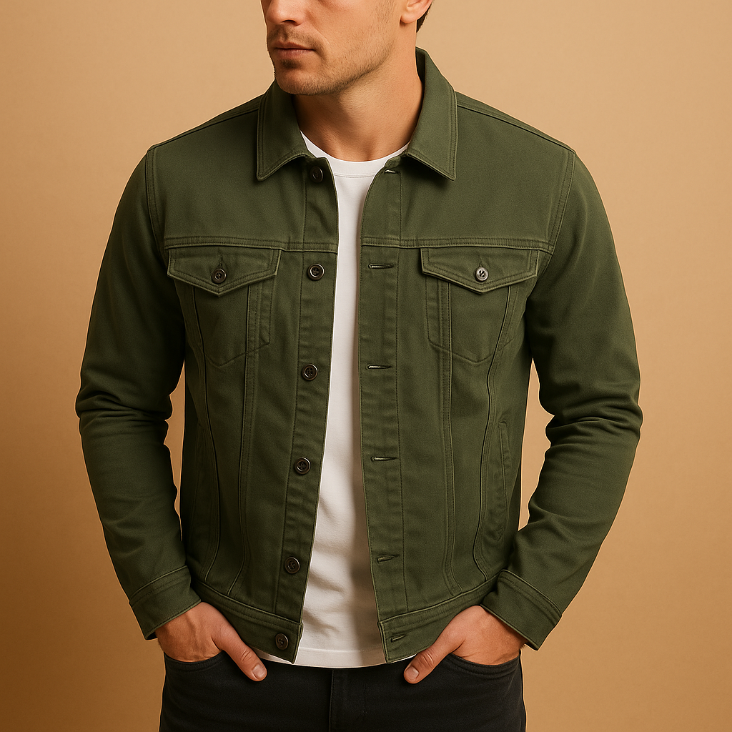 Klassiek getailleerd herenoverhemd met lange mouwen | Feliks