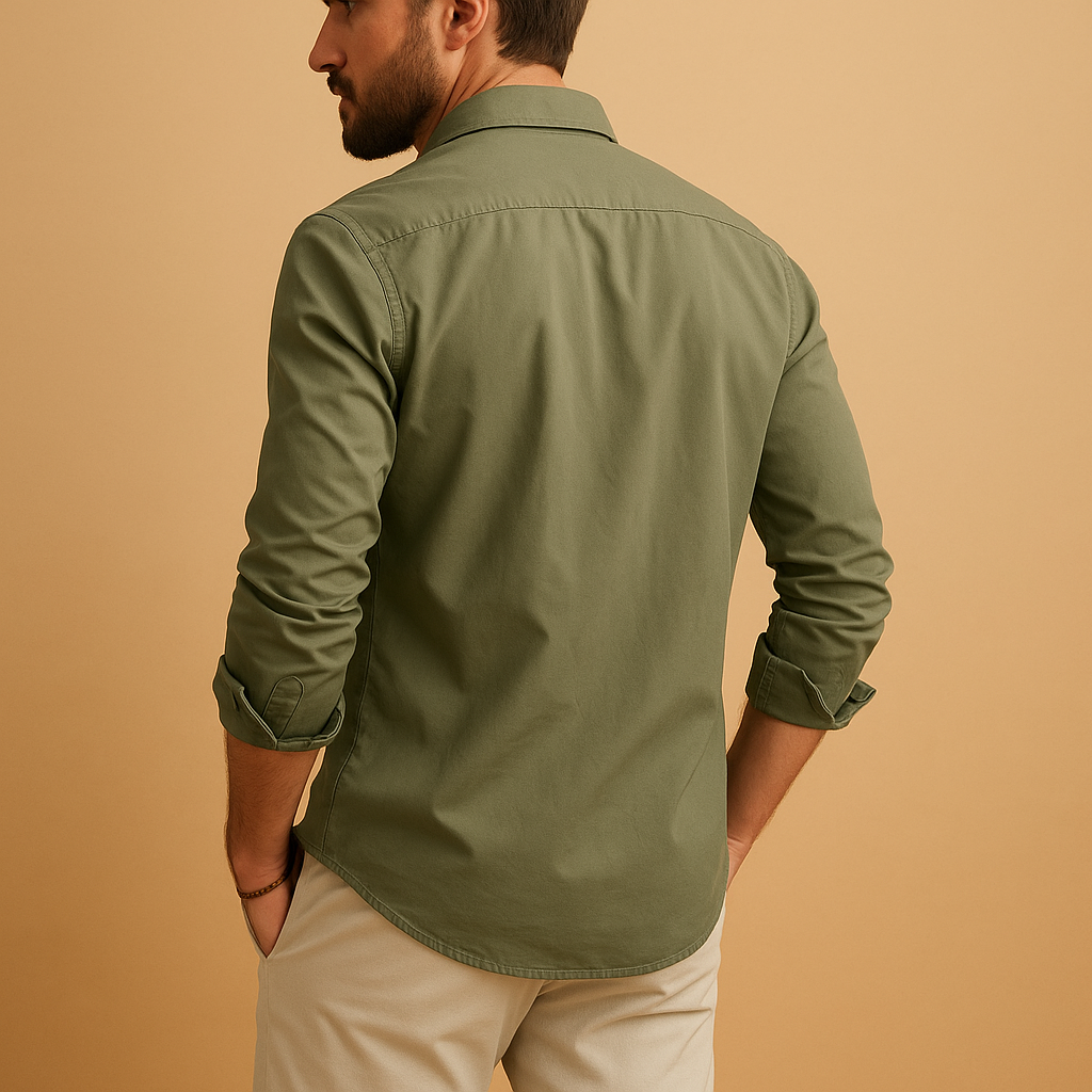 Klassiek overhemd met reverskraag voor heren | Sebas