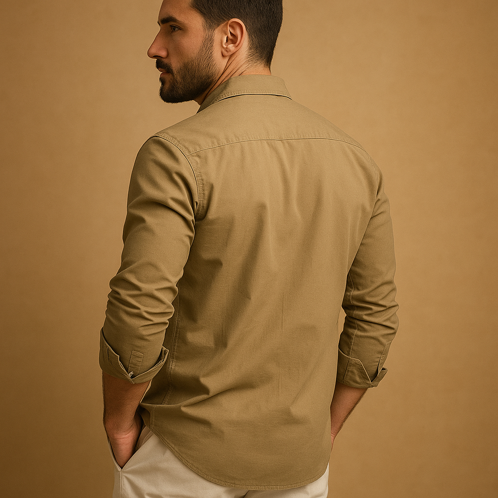 Klassiek overhemd met reverskraag voor heren | Sebas