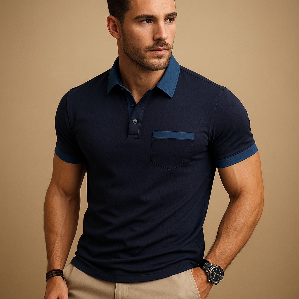 Klassiek poloshirt met korte mouwen voor heren | Raf
