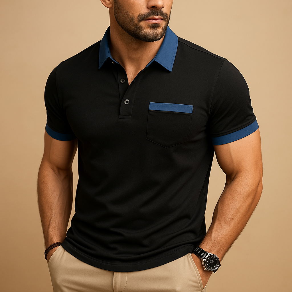 Klassiek poloshirt met korte mouwen voor heren | Raf