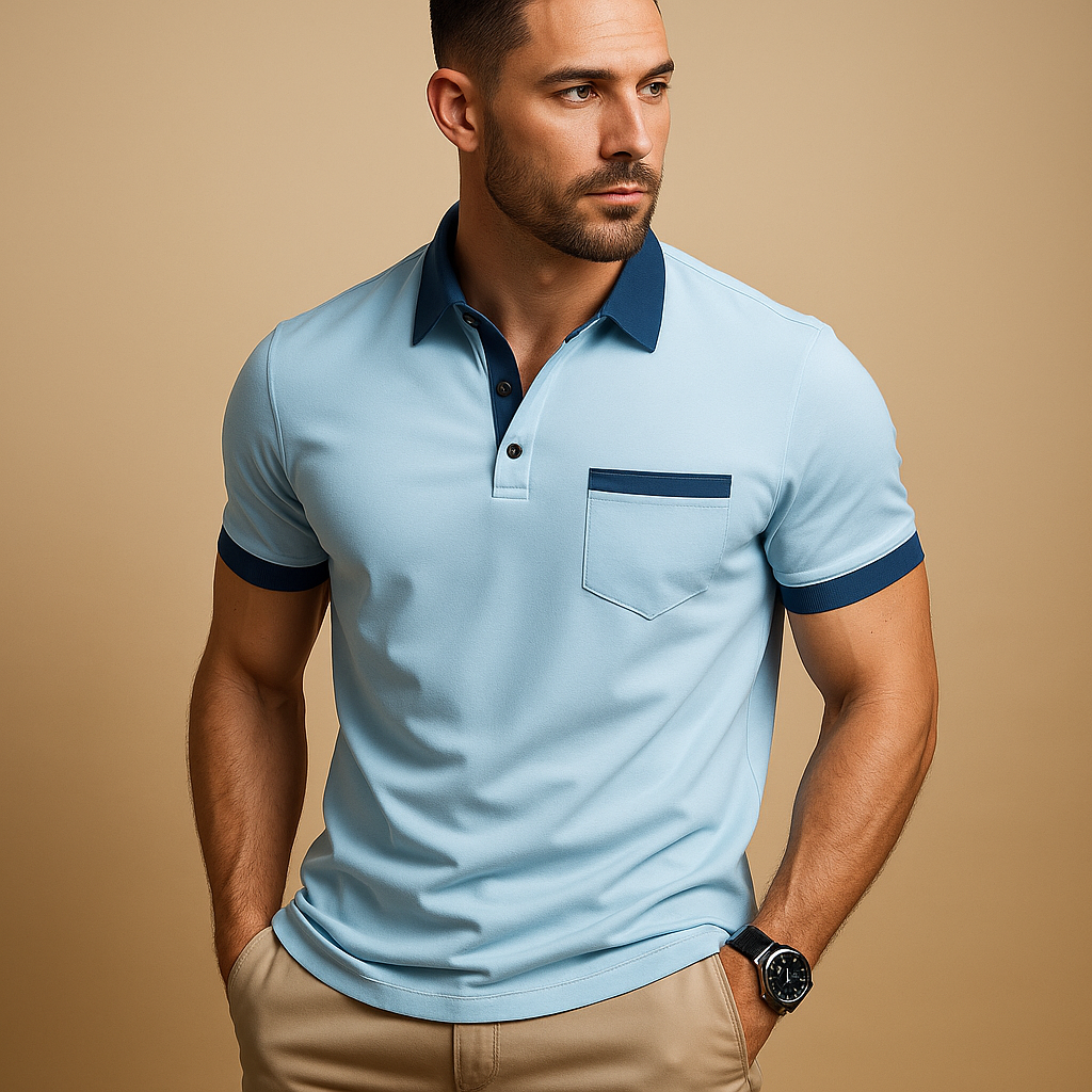 Klassiek poloshirt met korte mouwen voor heren | Raf