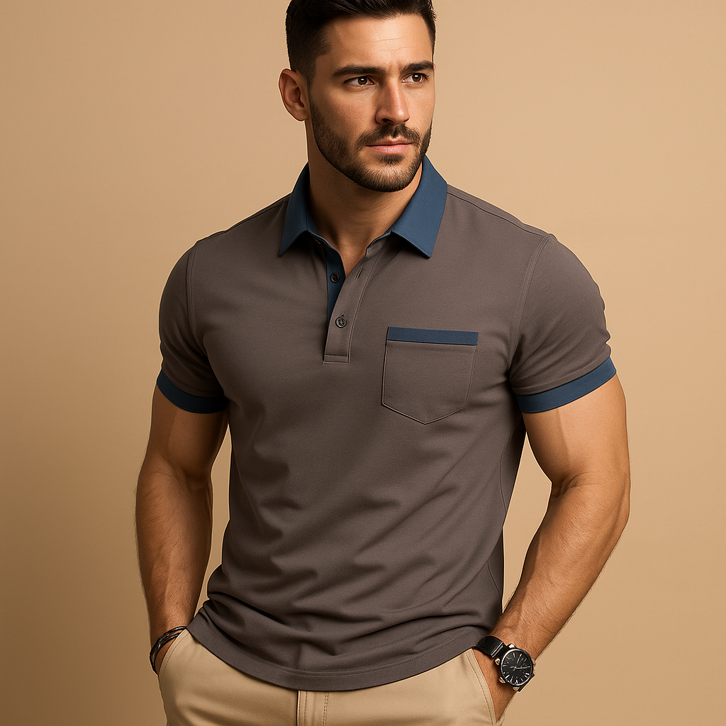 Klassiek poloshirt met korte mouwen voor heren | Raf