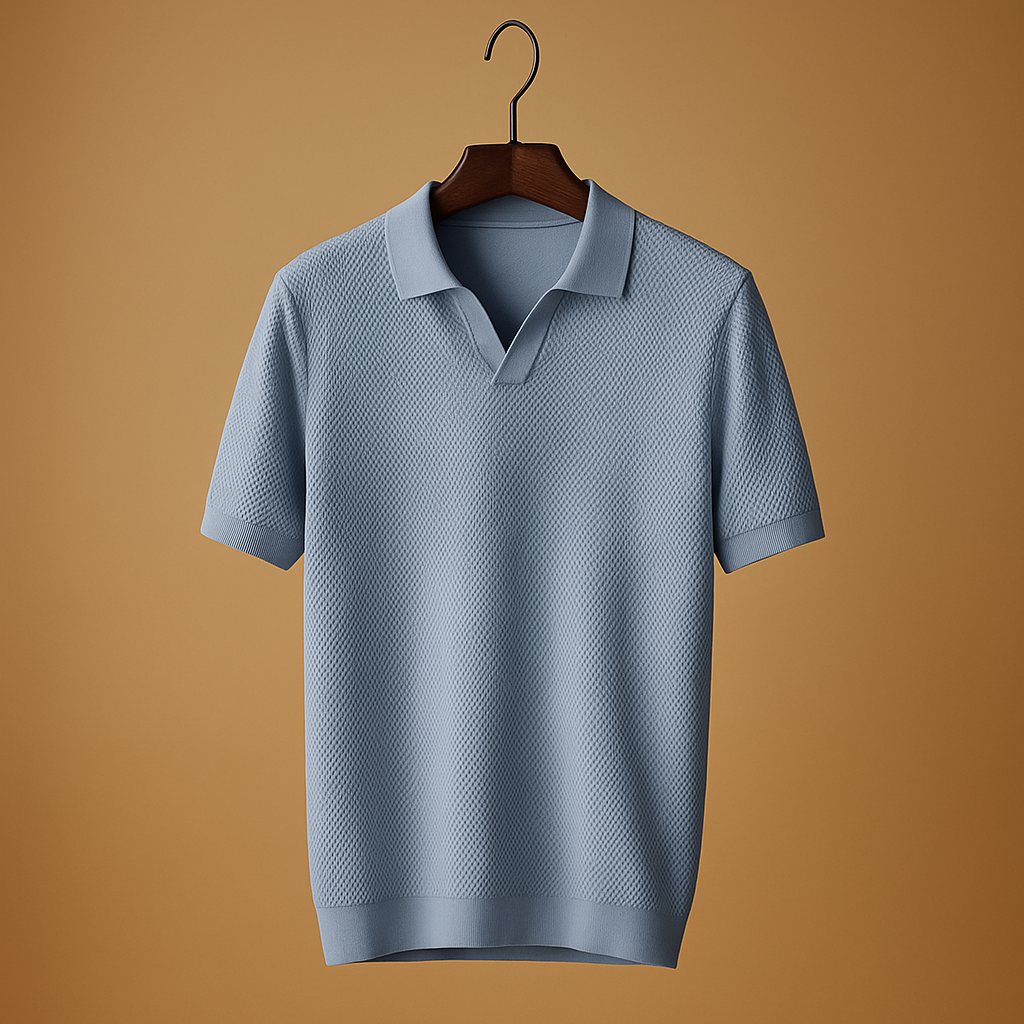 Daan | Klassiek poloshirt met moderne pasvorm voor heren