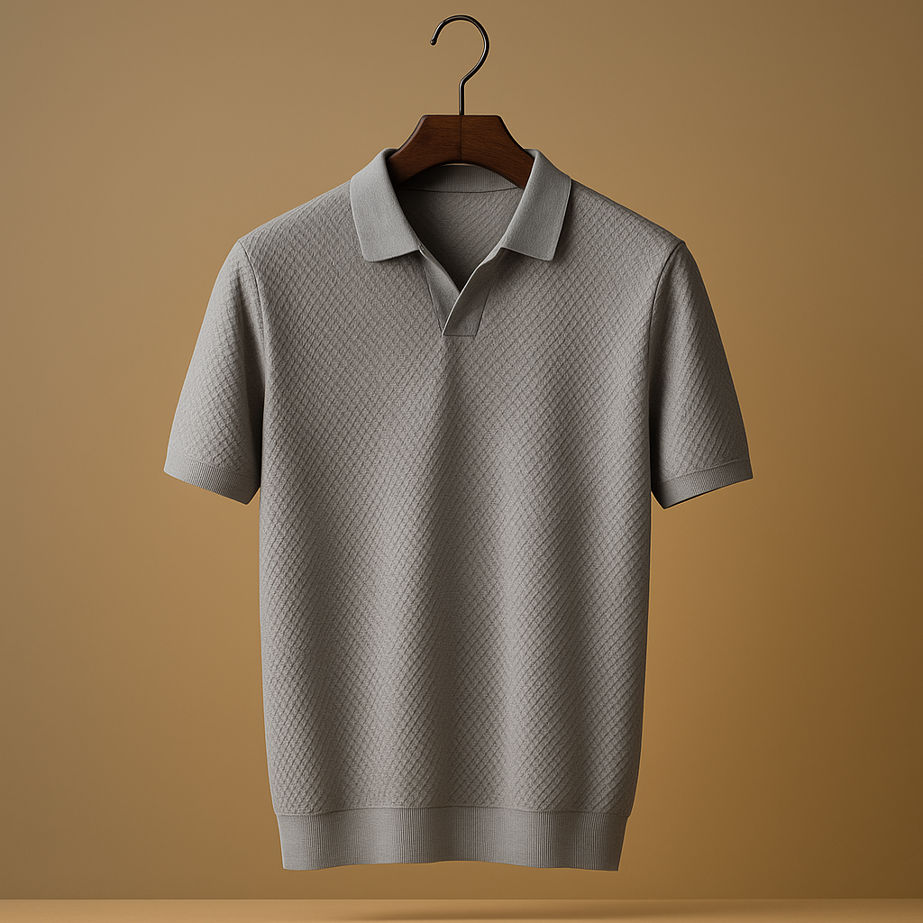 Daan | Klassiek poloshirt met moderne pasvorm voor heren